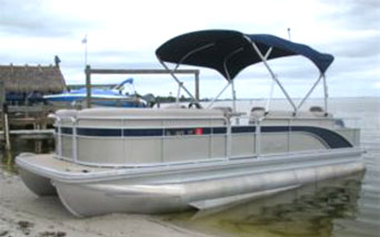 Large Bennington Pontoon powerboat