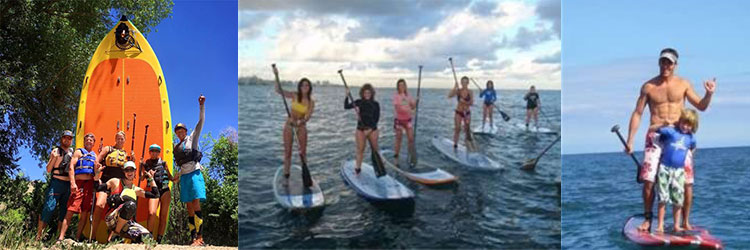 Stand up paddleboard lessons